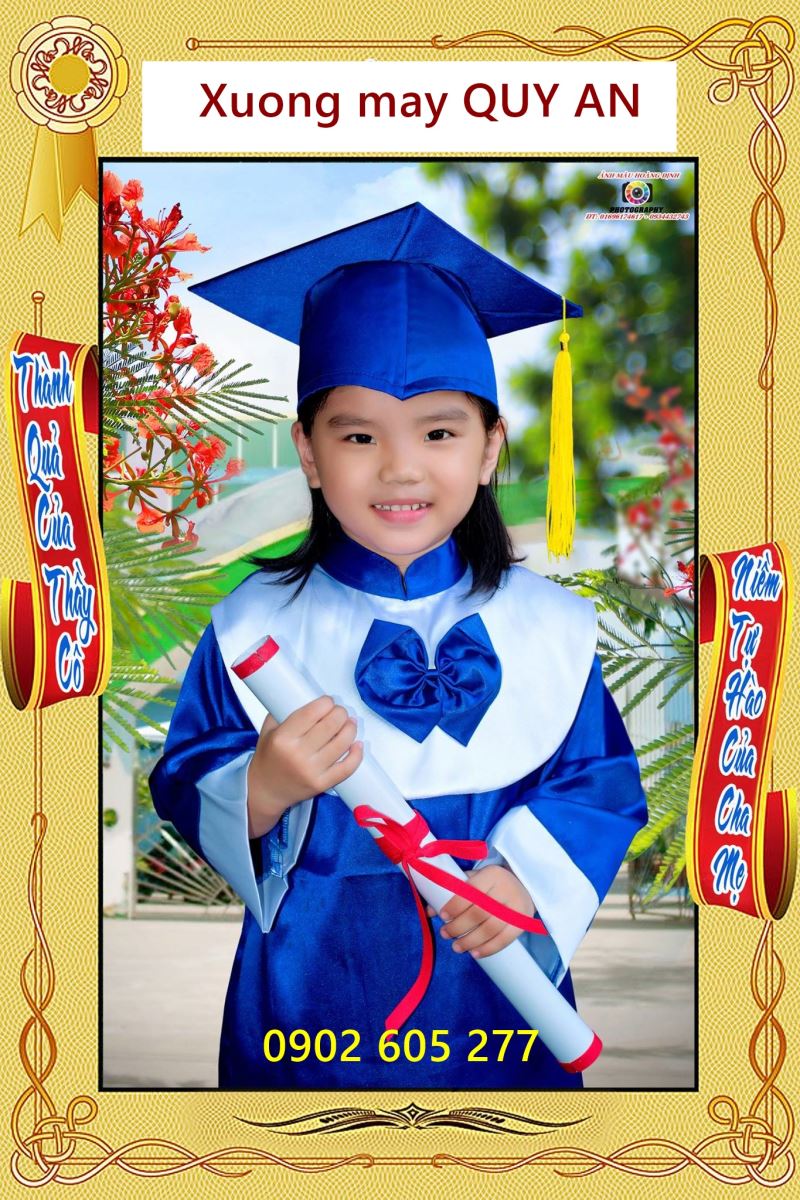Ở đây có áo tốt nghiệp cho trẻ mầm non số lượng lớn
