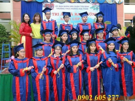 Xưởng bán lễ phục tốt nghiệp cấp 2