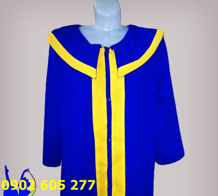 Xưởng may áo cử nhân học sinh tiểu học