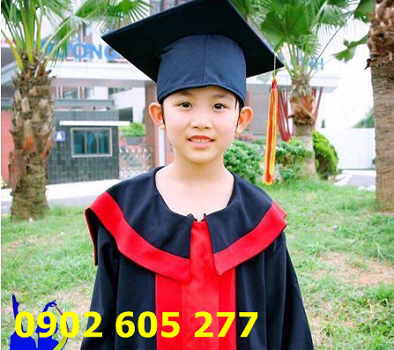 Xưởng may áo cử nhân mầm non