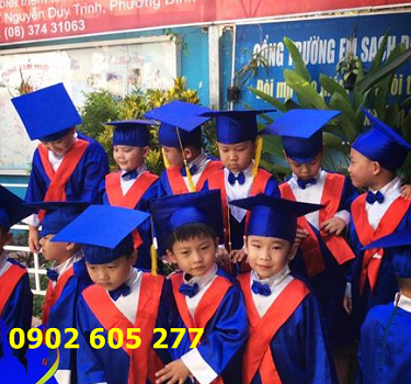 Cơ sở bán áo cử nhân mầm non giá rẻ